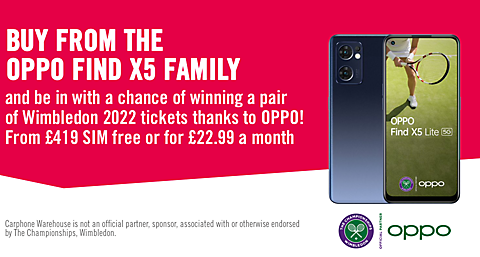 Win Wimbledon Tickets with OPPO